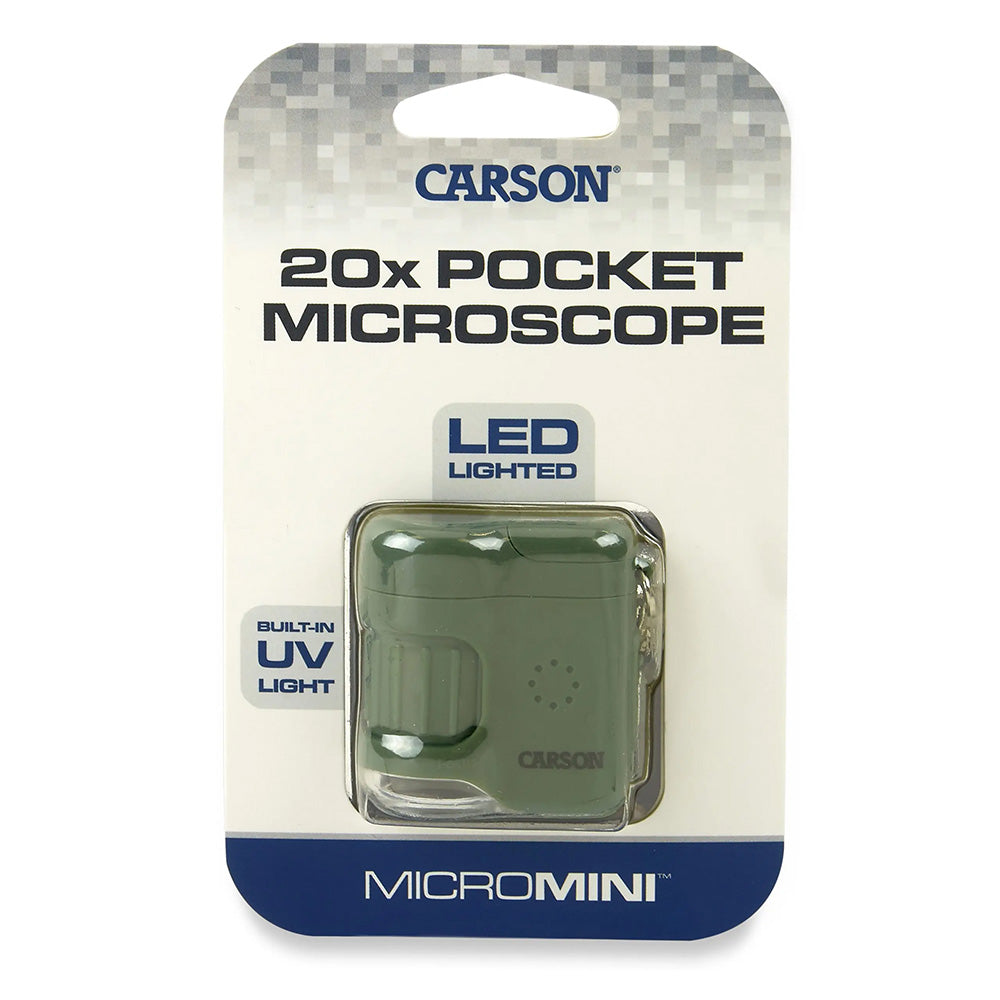 Carson Pocket Microscope MicroMini 20x Green