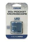 Carson Taschenmikroskop MicroMini 20x Blau