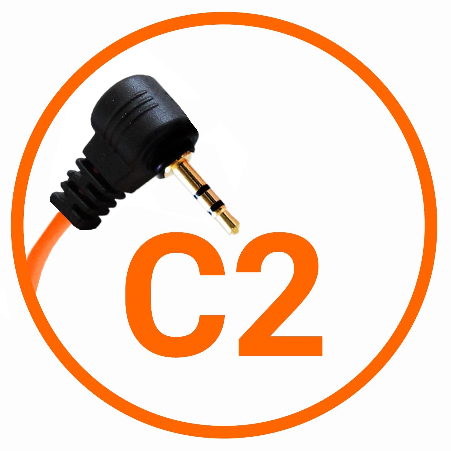 Miops Kamera-Verbindungskabel Canon C2 Orange