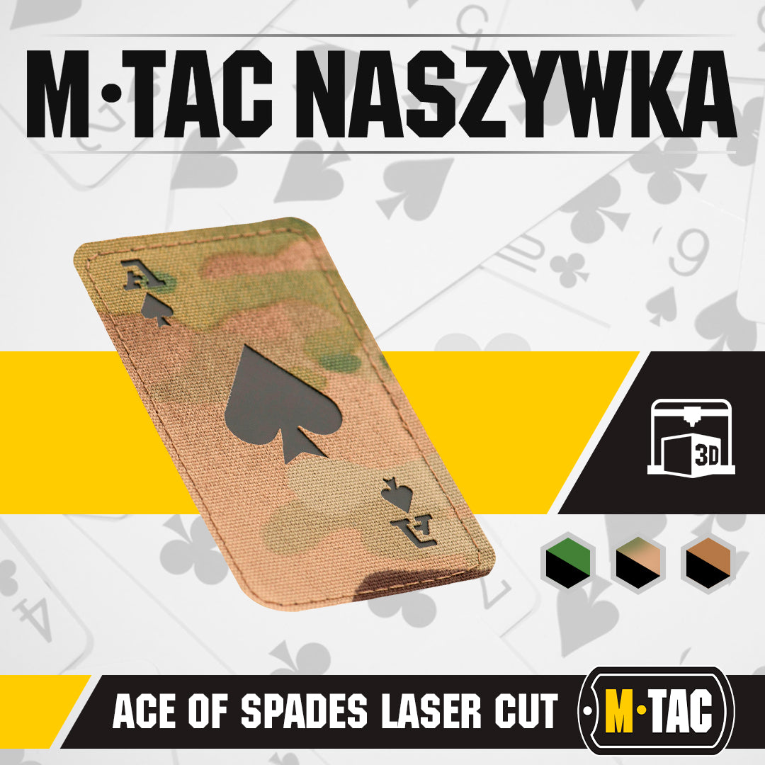 Patch Ace of Spades Laser Cut