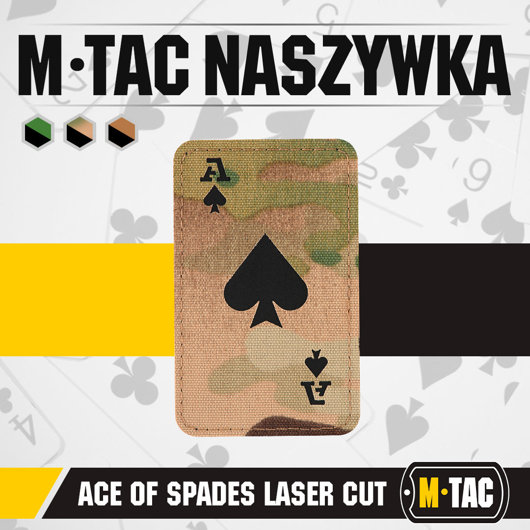 Patch Ace of Spades Laser Cut