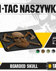 Bearded Skull 3D PVC Patch