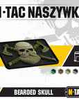 Bearded Skull 3D PVC Patch