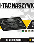 Bearded Skull 3D PVC Patch