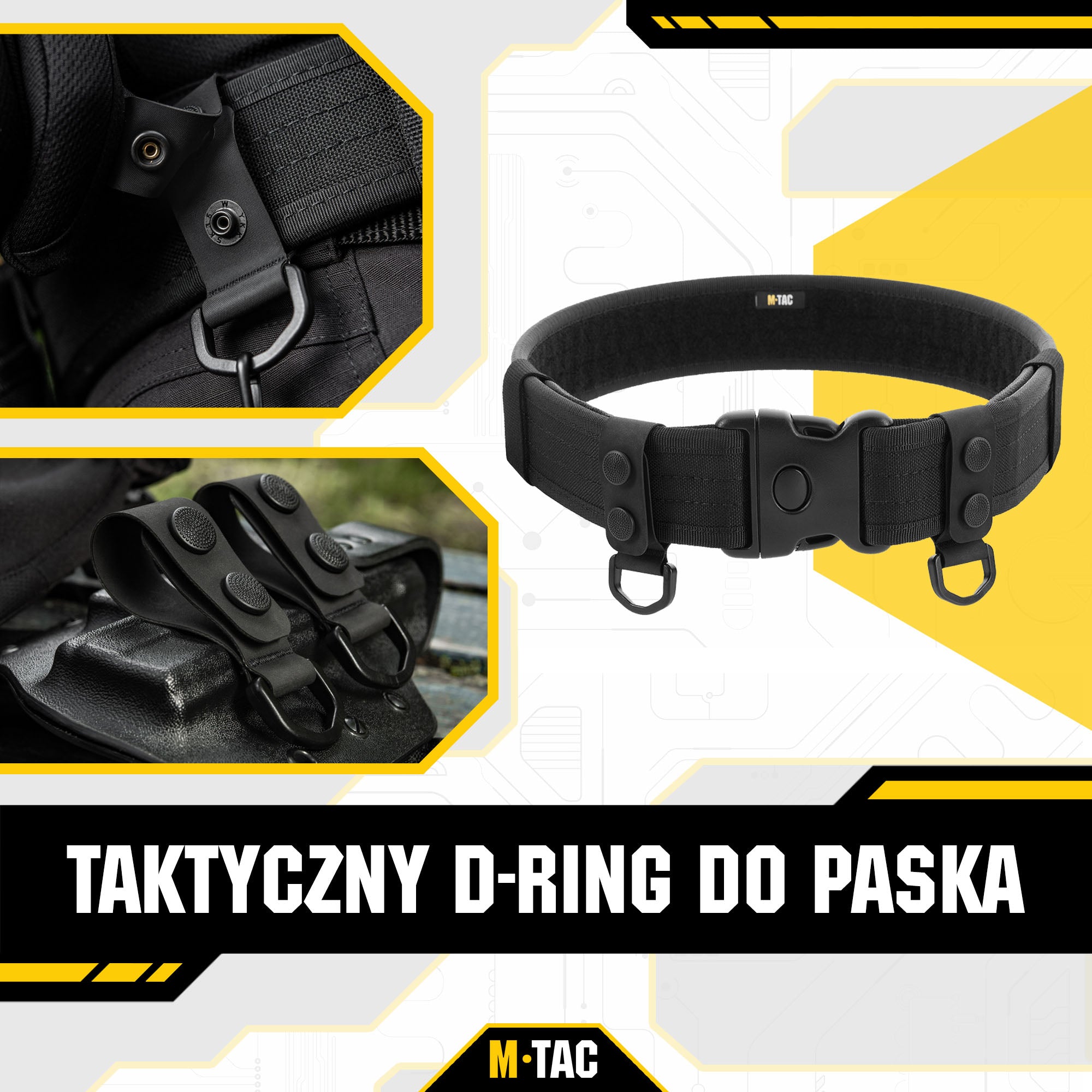 M-Tac Halterungen Mit D-Ring Am Taktischen Gürtel (2 Stück)