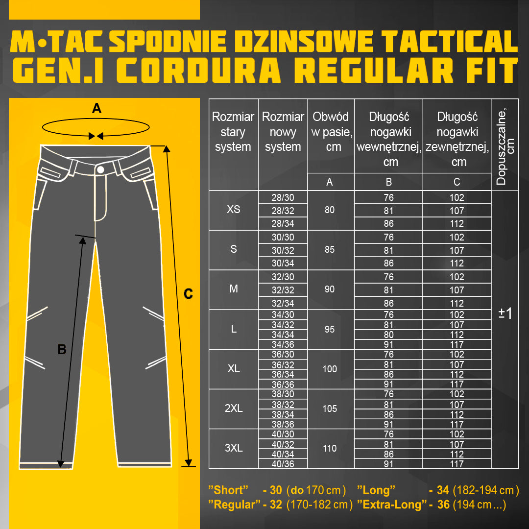 Jeans Taktisch Gen.I Cordura Regular Fit
