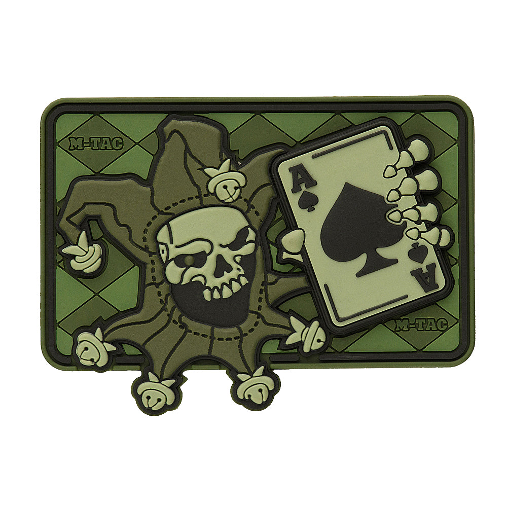 Patch Joker Skull 3D PVC