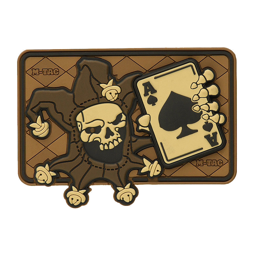 Patch Joker Skull 3D PVC
