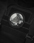 Aufnaher Valknut/Drakkar Rund (80mm)