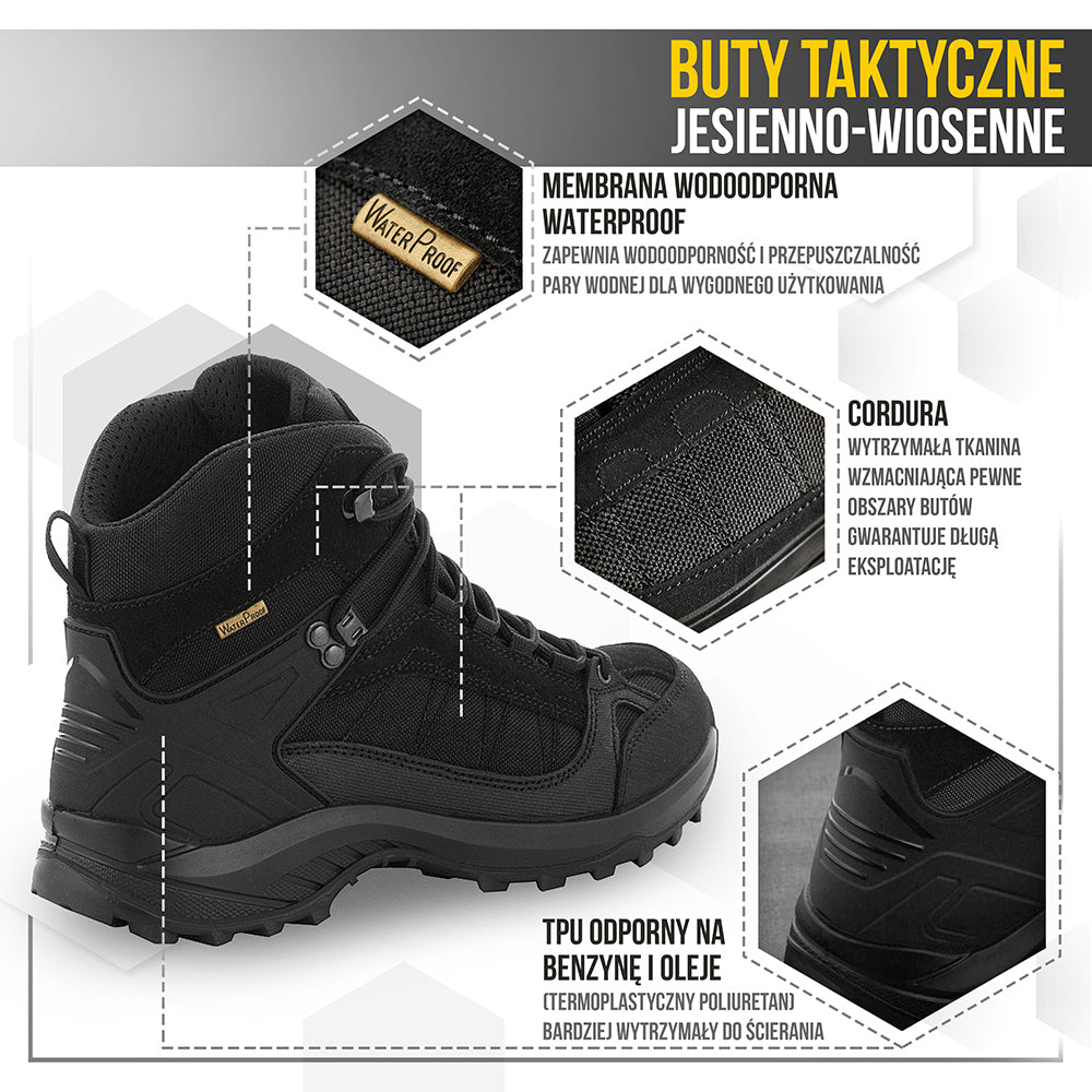 Tactical demi-season boots