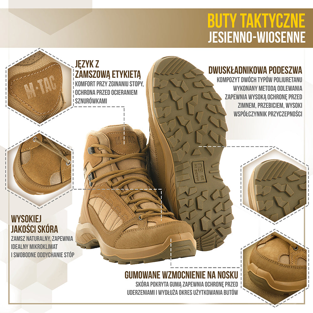 Tactical demi-season boots