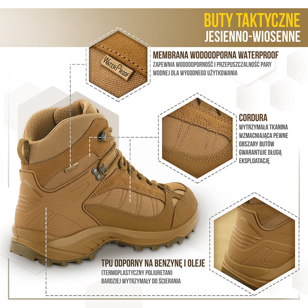 Tactical demi-season boots