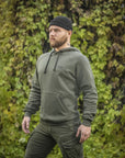Jacke Hoodie Baumwolle Raglan