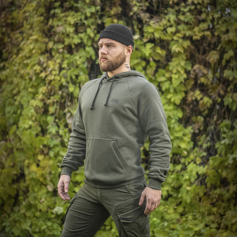 Jacke Hoodie Baumwolle Raglan