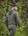 Jacke Hoodie Baumwolle Raglan