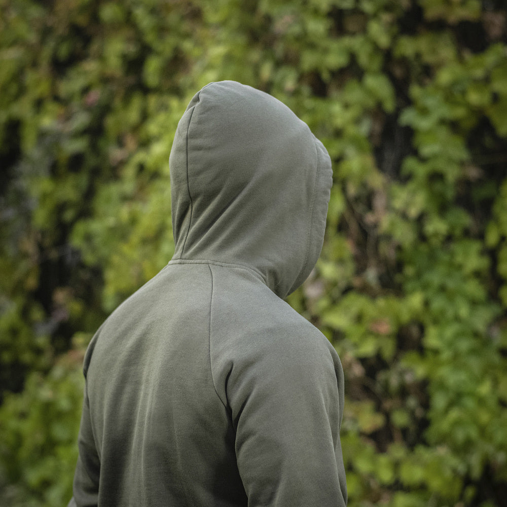 Jacke Hoodie Baumwolle Raglan