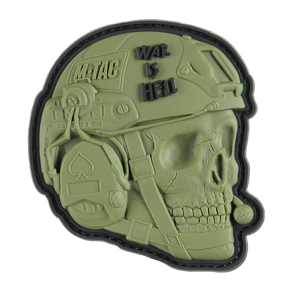 Aufnaher War is Hell 3D PVC