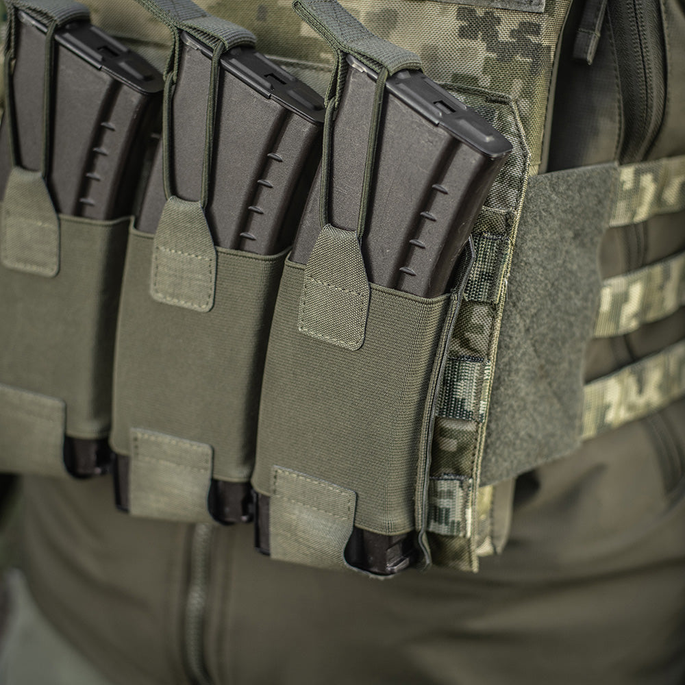 M-Tac Pouch Elastic Triple Magazine Elite Laser Cut