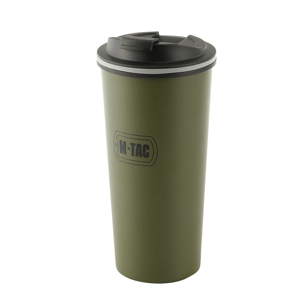 THERMOBECHER MIT VENTIL 450 ML EDELSTAHL