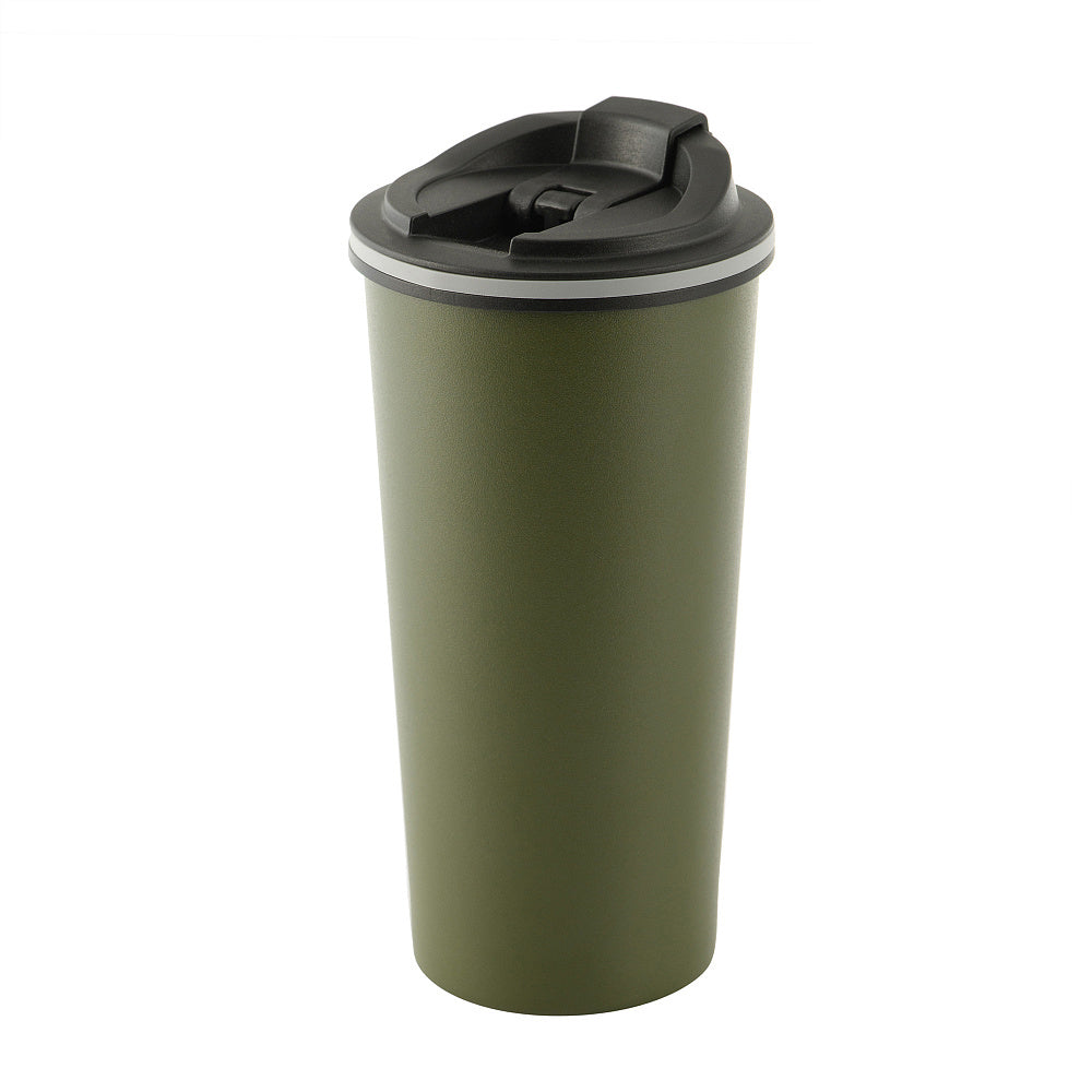 THERMOBECHER MIT VENTIL 450 ML EDELSTAHL