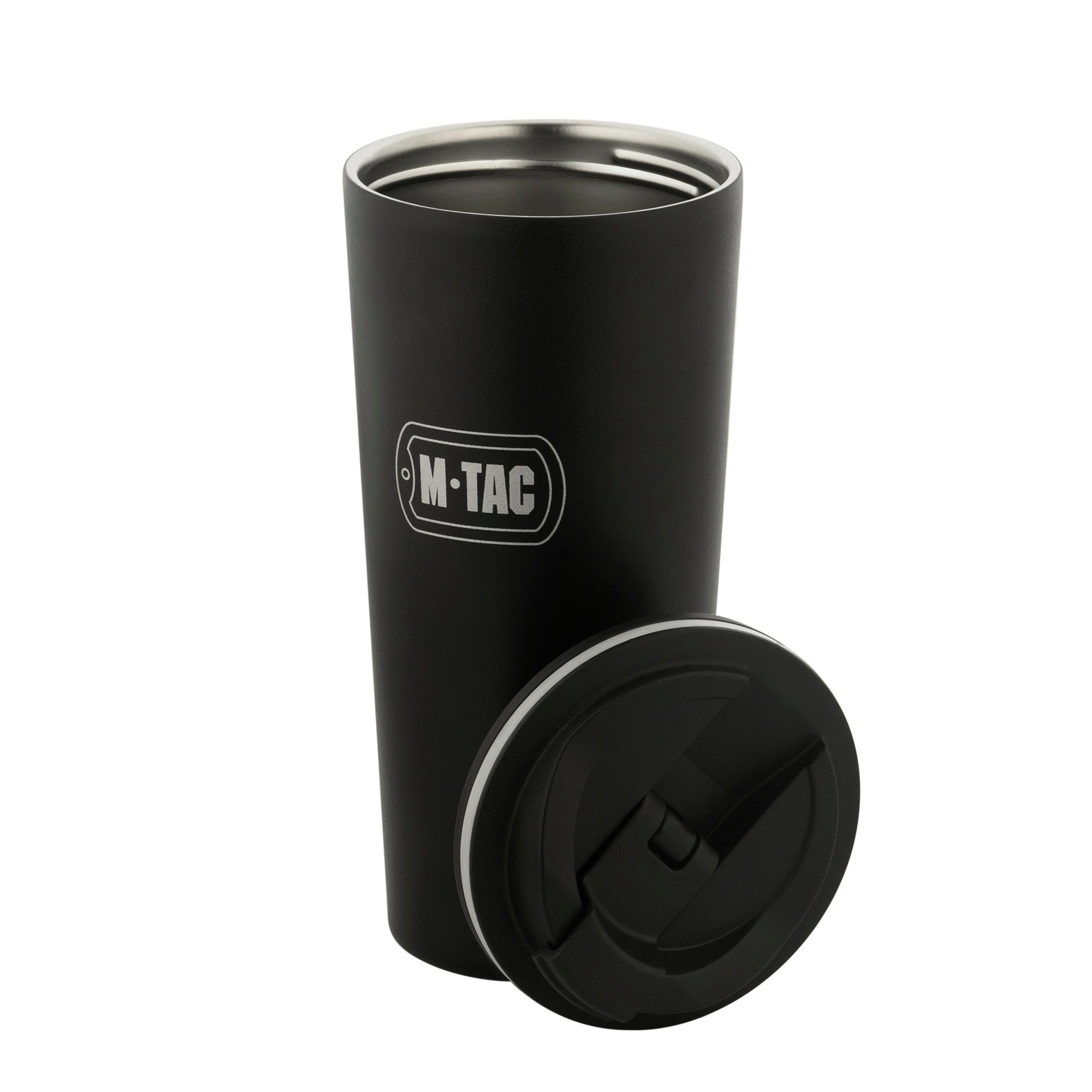 THERMOBECHER MIT VENTIL 450 ML EDELSTAHL