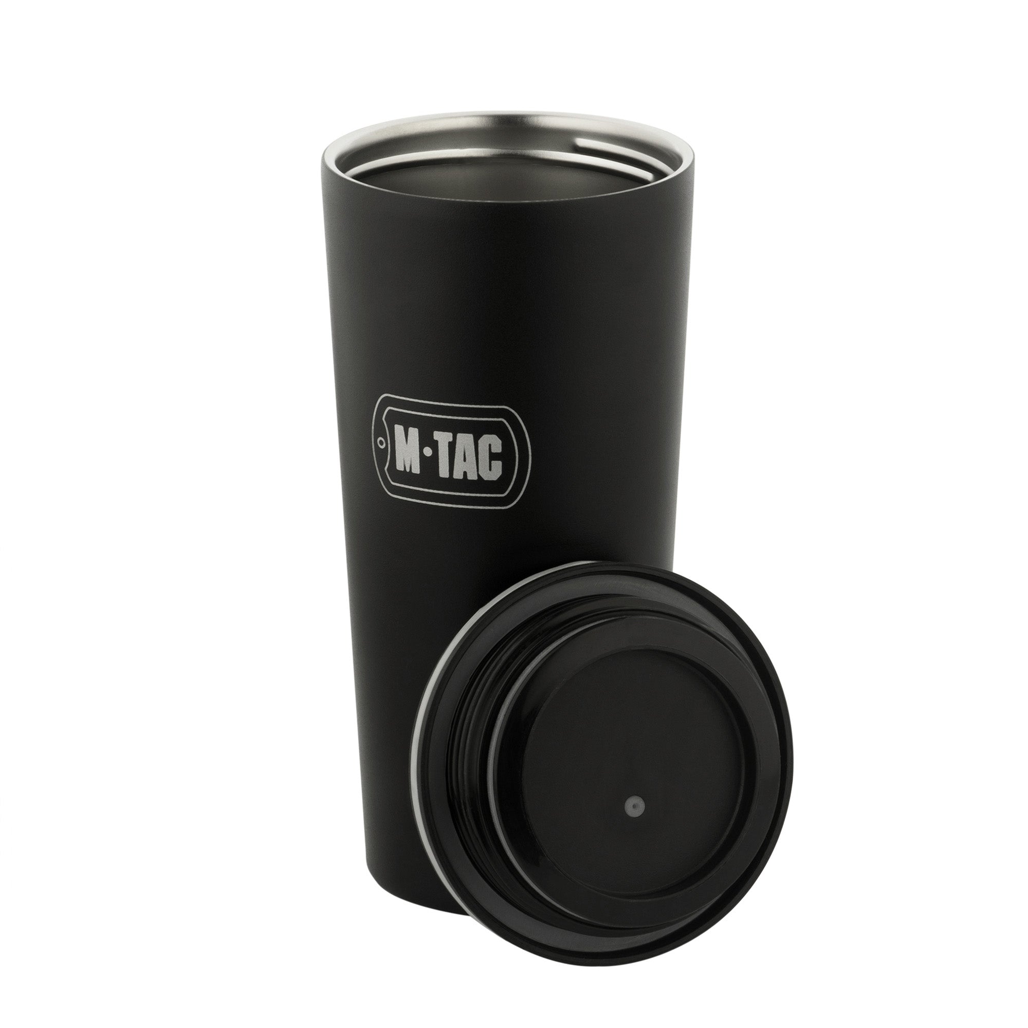 THERMOBECHER MIT VENTIL 450 ML EDELSTAHL