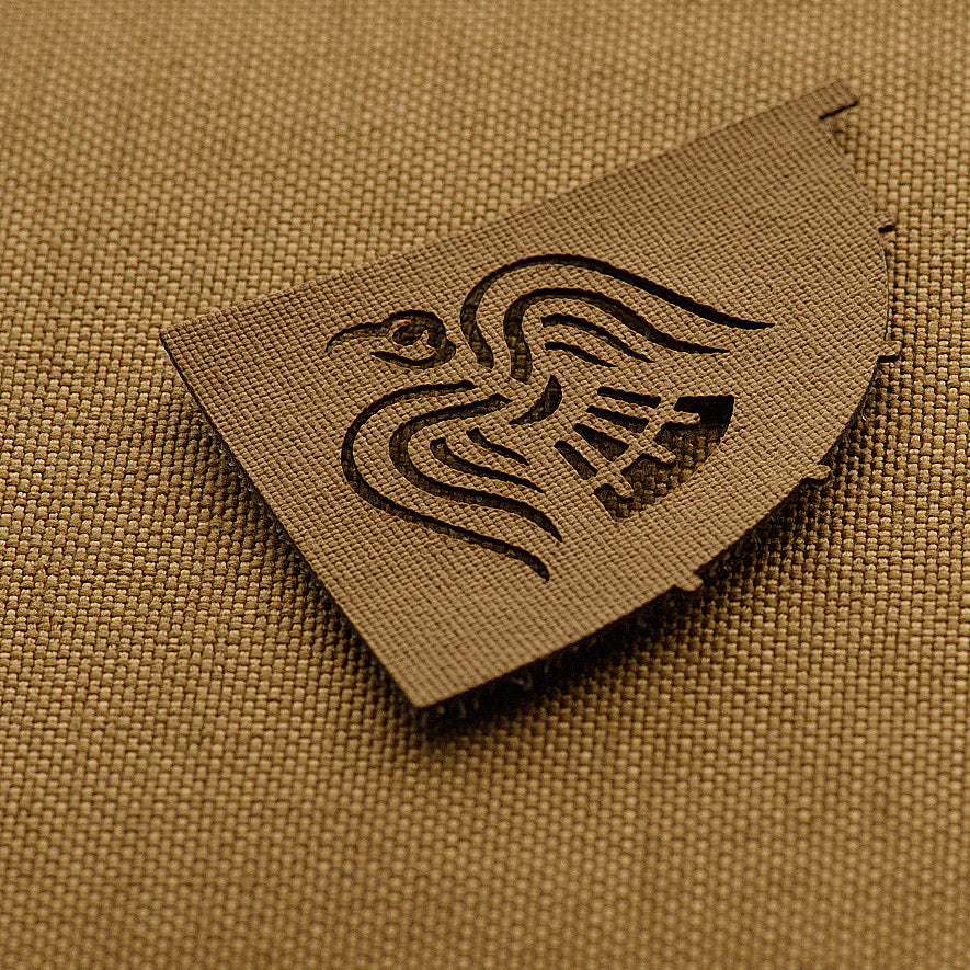 Aufnaher Raben Laser Cut