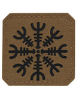 Aufnaher Helm Des Grauens Laser Cut