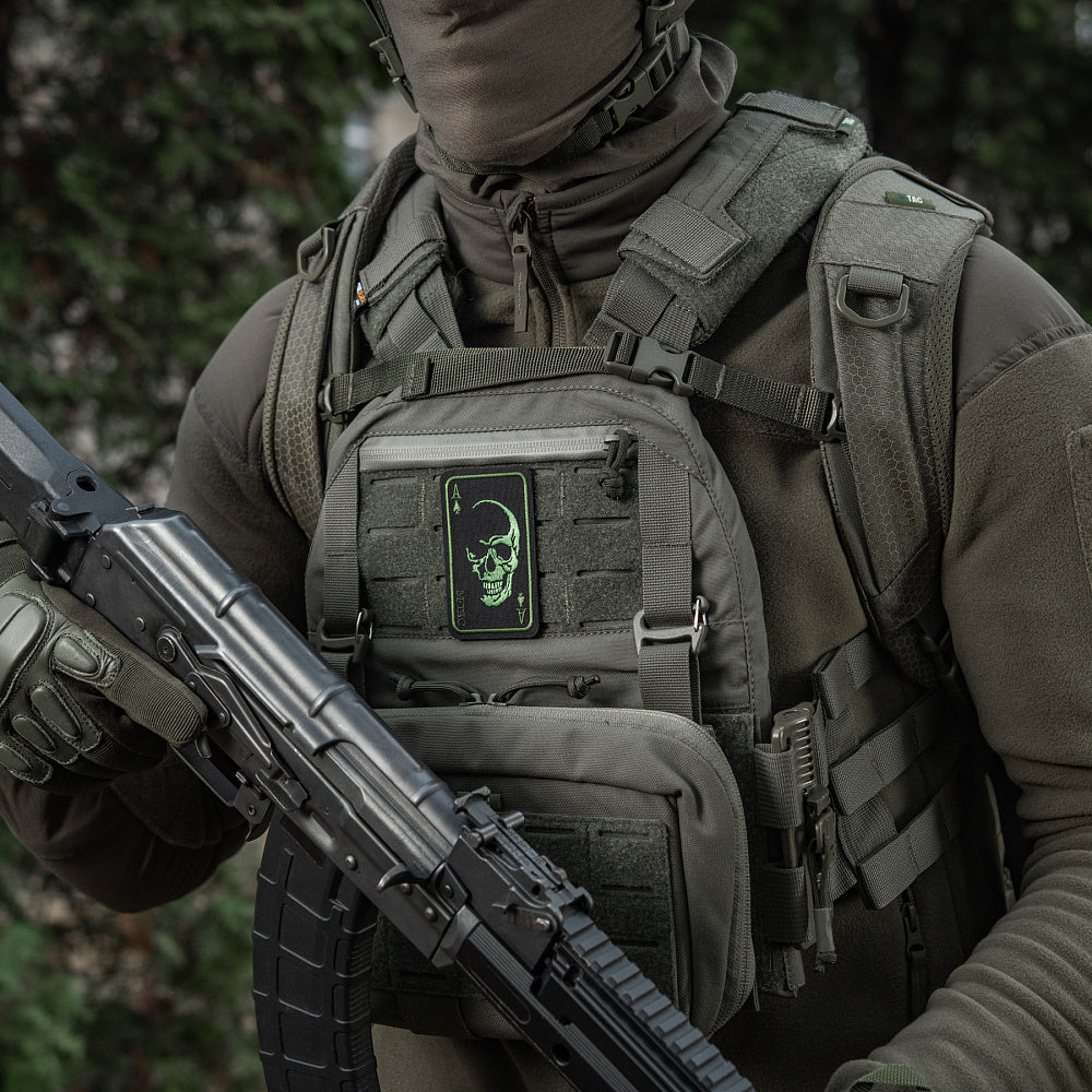 Patch Face of war (Embroidery)