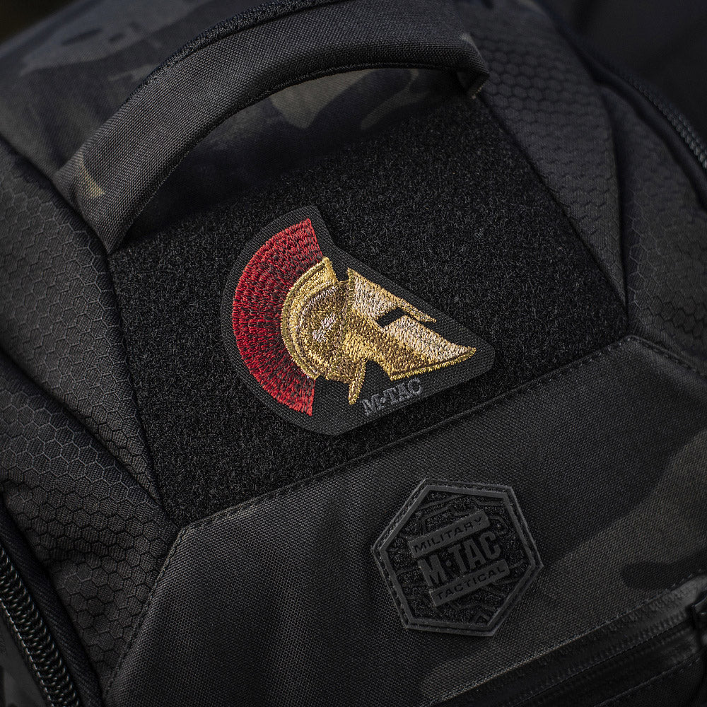 Aufäher Spartan Helmet (Stickerei)