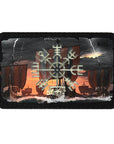 Aufnaher Vegvisir/Drakar(80x50mm)