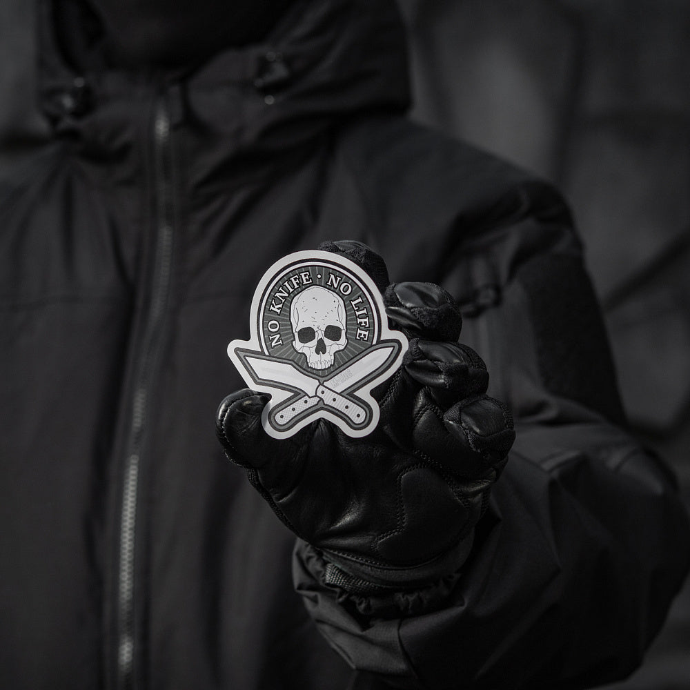 Sticker No Knife-No Life Reflective