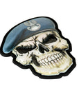 Patch skull in beret Poland (Coastal Defence)