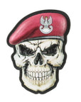 Patch skull in beret Poland (Airborne forces)