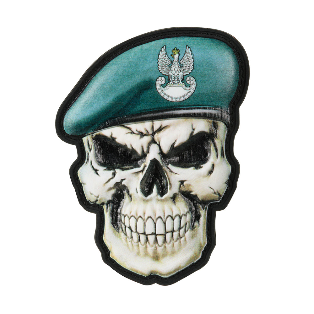 Patch skull in beret Poland (Land Forces)