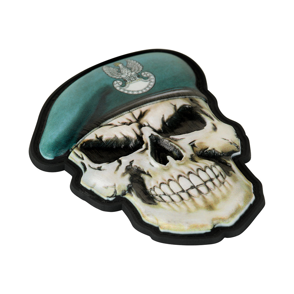 Patch skull in beret Poland (Land Forces)