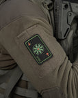 Patch map Helmet of Horror (embroidery)
