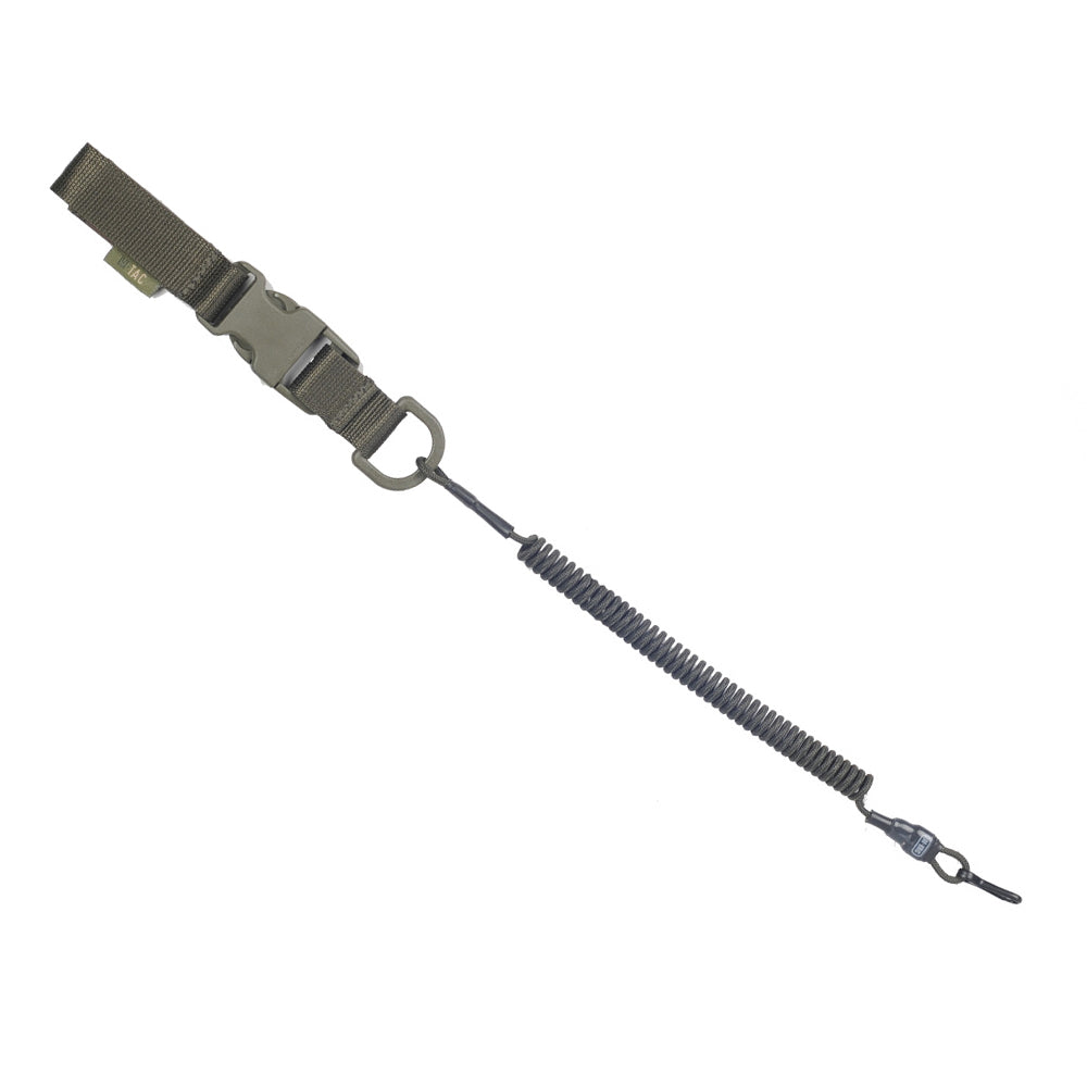 Sicherheits-Schnur Lite Unter Karabiner Mit D-Ring Und Klickverschluss