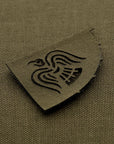 Aufnaher Raben Laser Cut