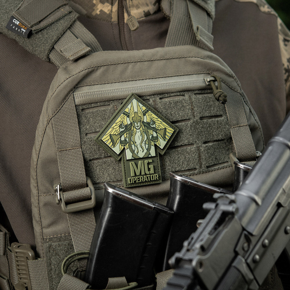 Aufnäher MG Operator PVC Druk