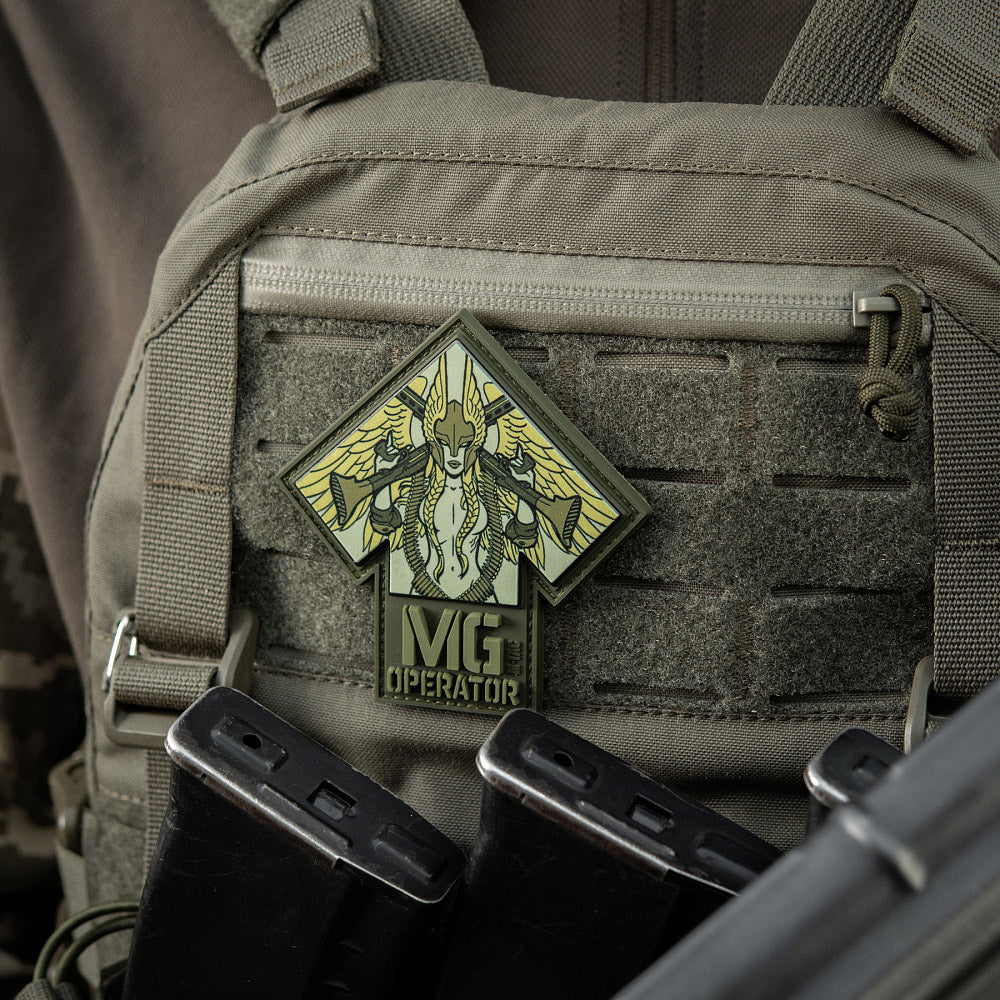 Aufnäher MG Operator PVC Druk