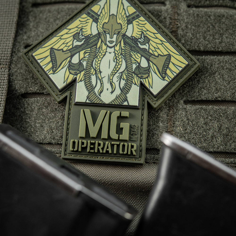 Aufnäher MG Operator PVC Druk