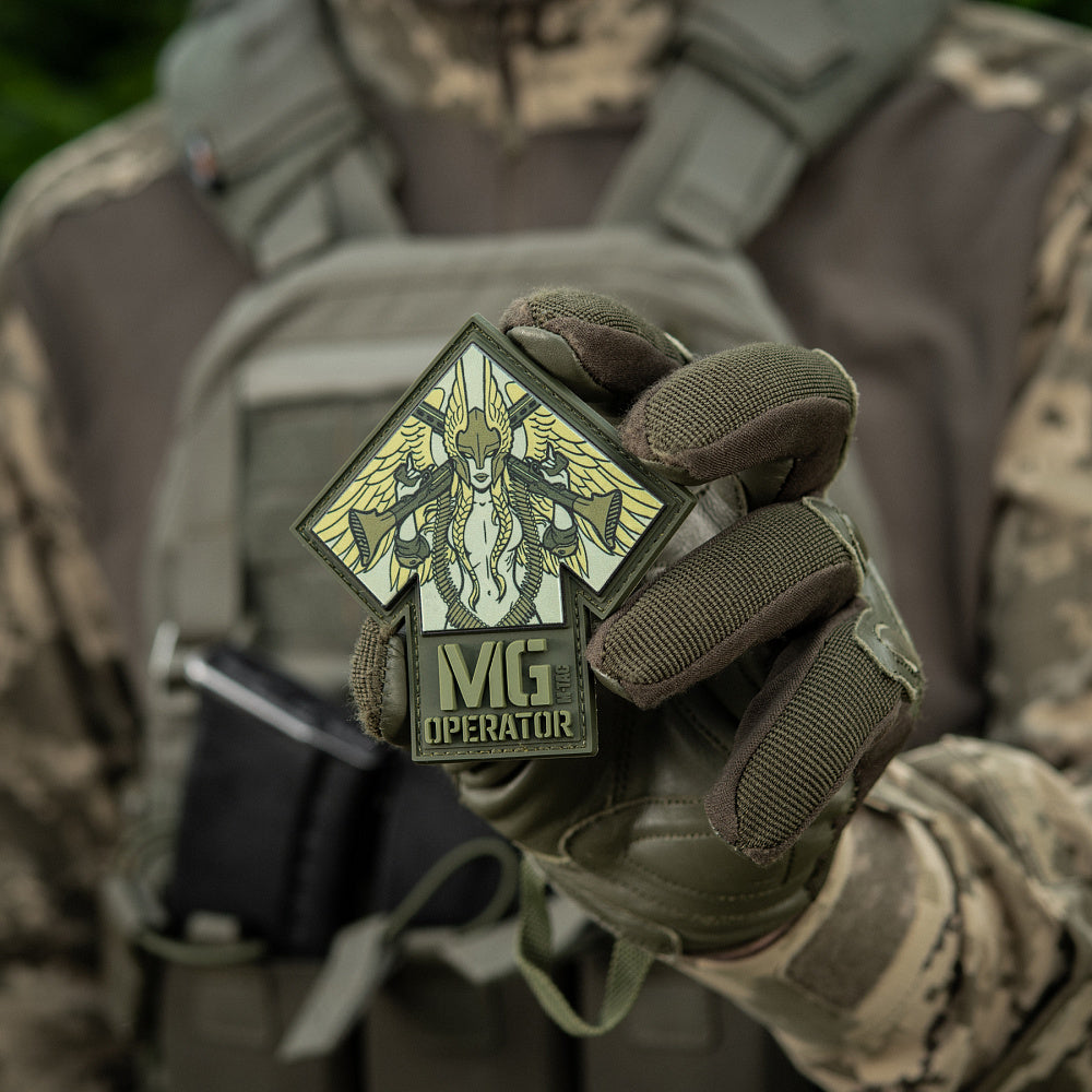 Aufnäher MG Operator PVC Druk