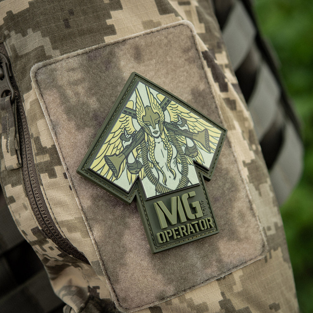 Aufnäher MG Operator PVC Druk