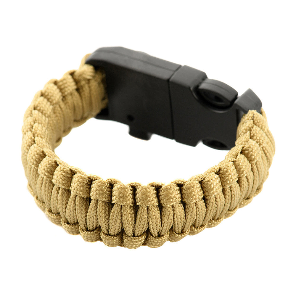 M-Tac Armband Paracord mit Geschnitzten Funken,Kompas Pfeife