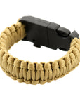 M-Tac Armband Paracord mit Geschnitzten Funken,Kompas Pfeife
