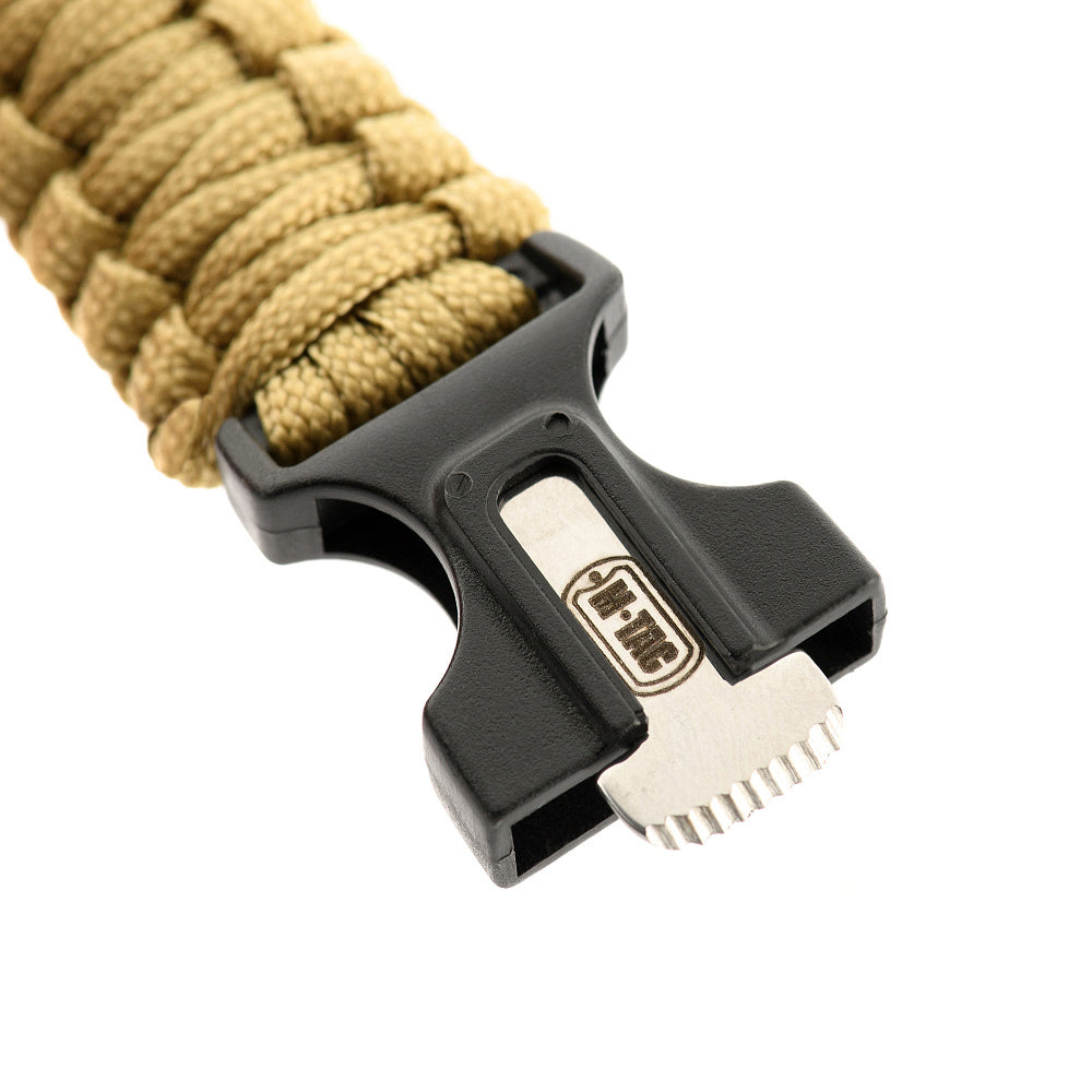 M-Tac Armband Paracord mit Geschnitzten Funken,Kompas Pfeife