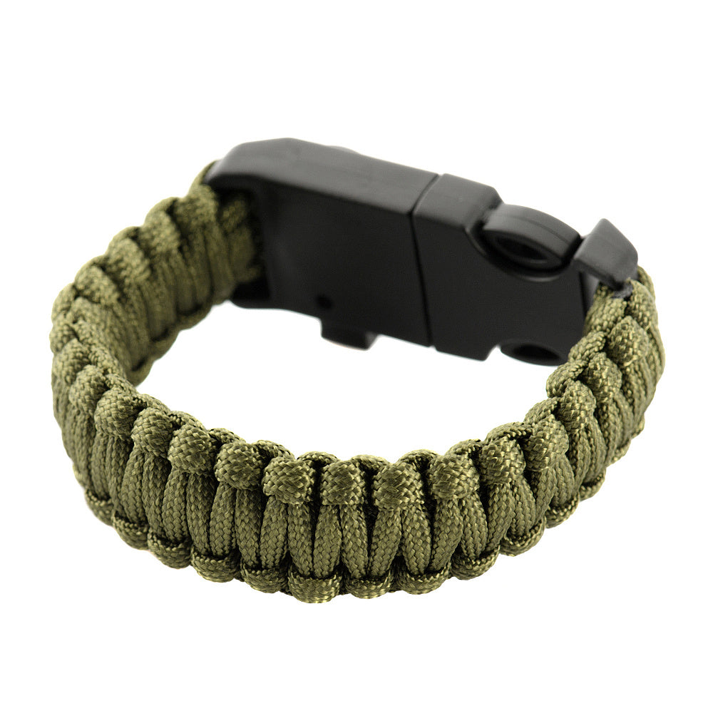 M-Tac Armband Paracord mit Geschnitzten Funken,Kompas Pfeife