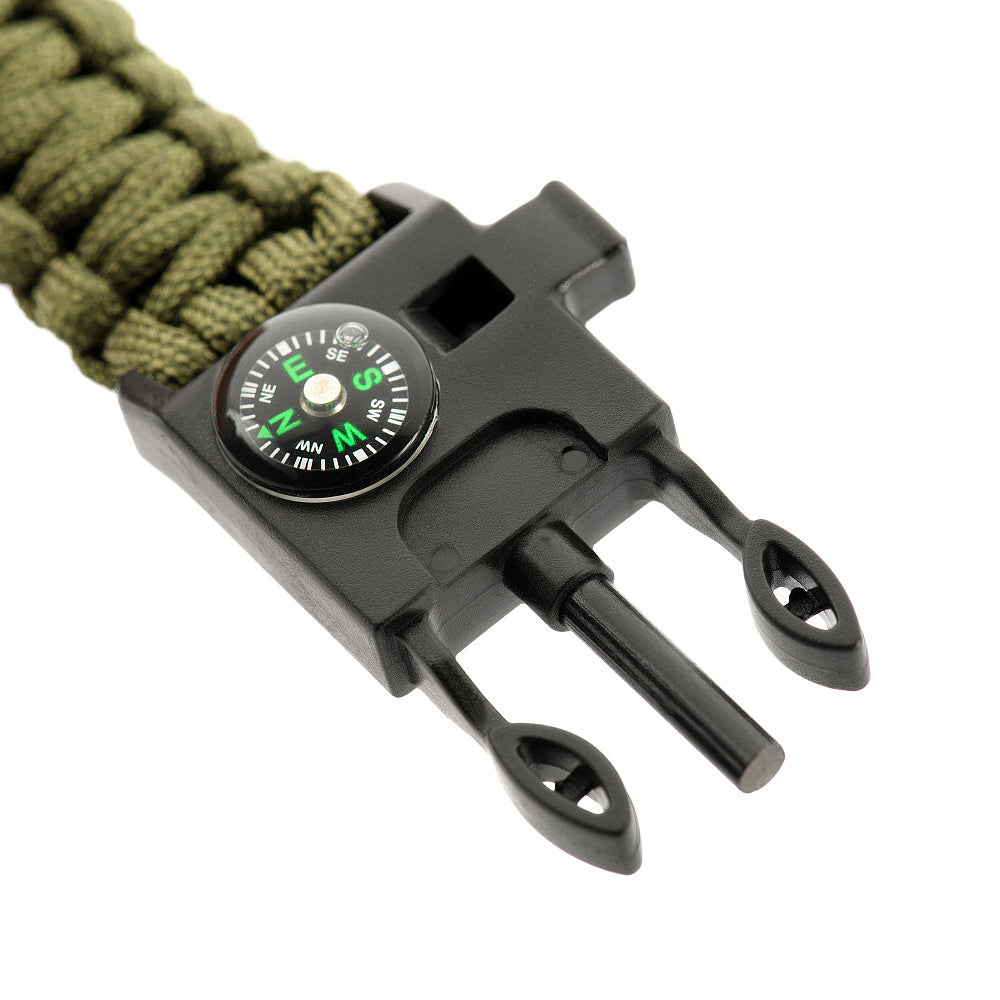 M-Tac Armband Paracord mit Geschnitzten Funken,Kompas Pfeife