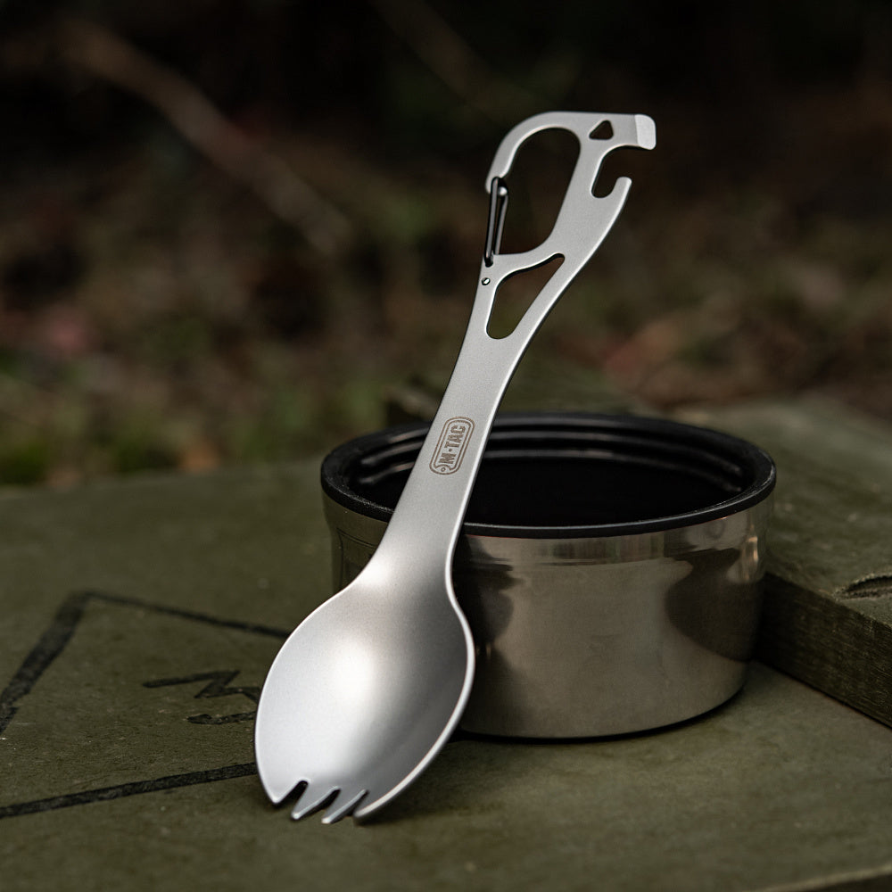 Spork Cutlery set with a Carabiner